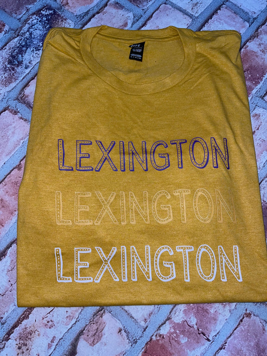 Lexington Stacked Adult Tshirt