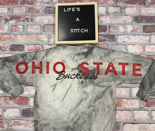 Tie Dye Buckeyes Crewneck