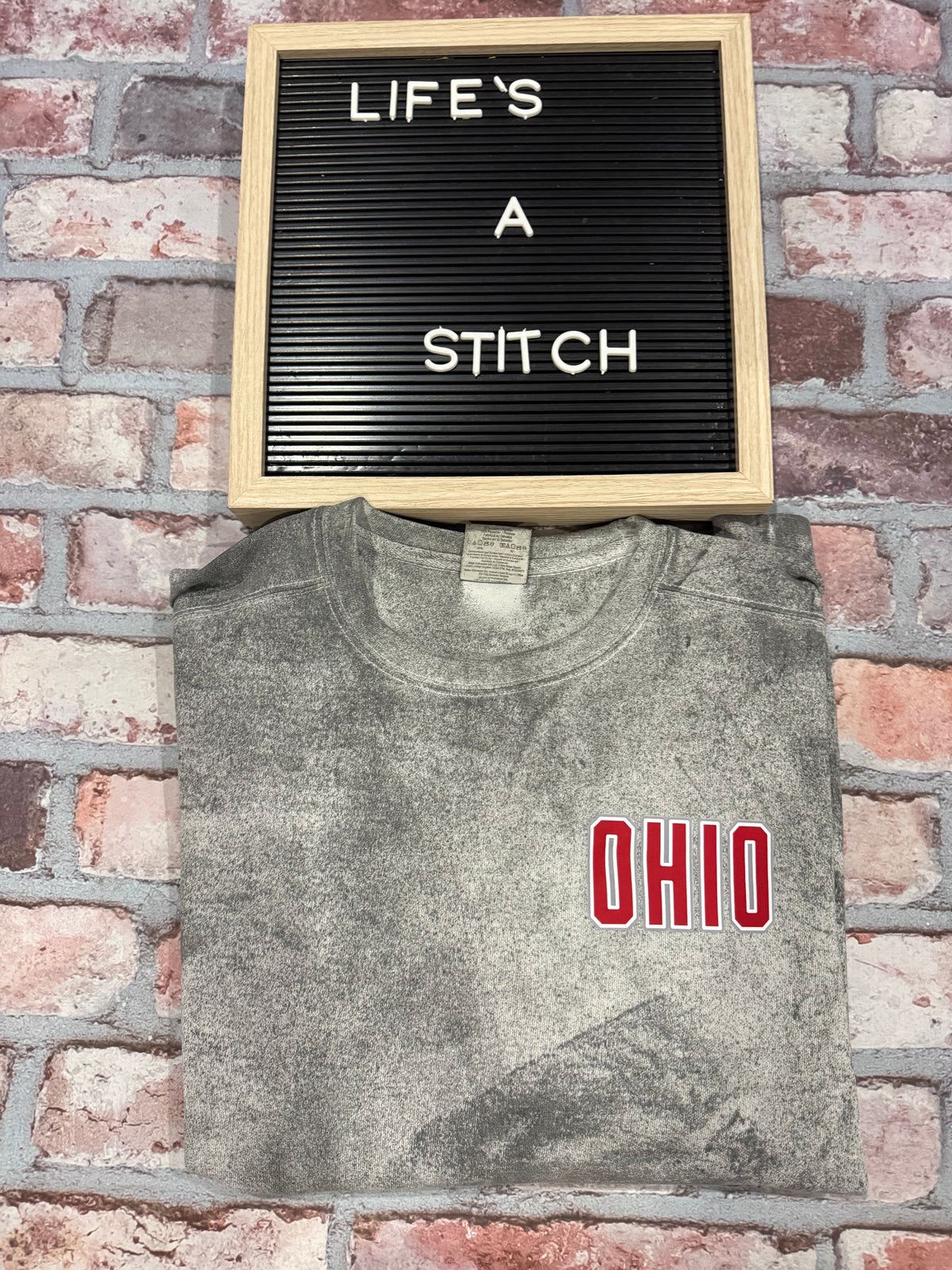 Tie Dye Buckeyes Crewneck